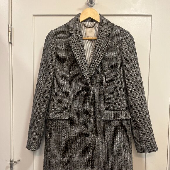 JCrew Coat Tweed Coat - Picture 1 of 6